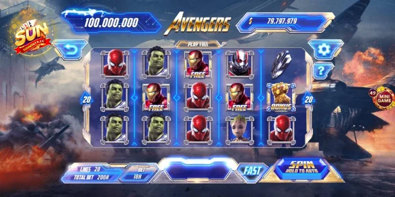 Khám phá sảnh cược Nổ hũ Anvengers
